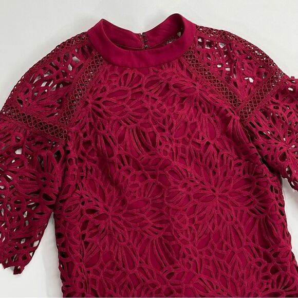 Laundry by Shelli Segal Origami Venise Lace Dress - 4 - Picture 6 of 12